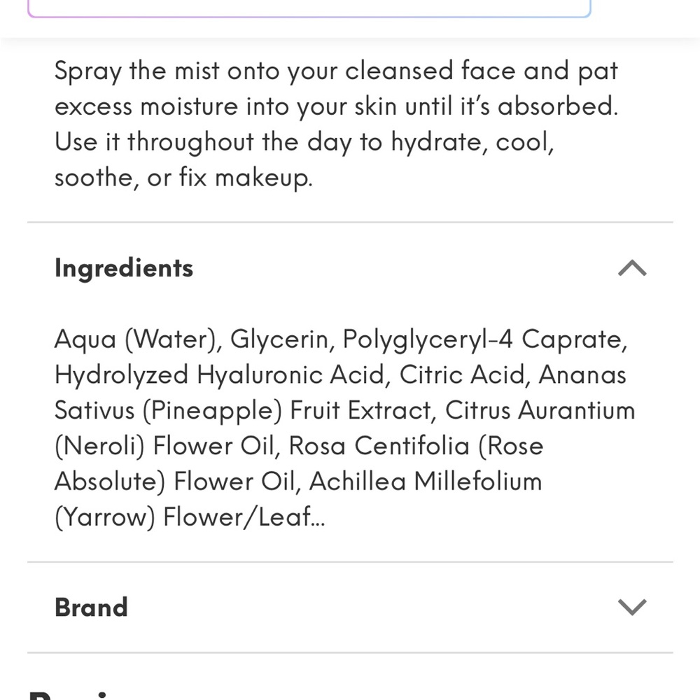 New Balance Me Hyaluronic Plumping Mist - Picture 4 of 4